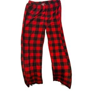 Wondershop Red Black Check Lounge Sleep Pants Womans Med